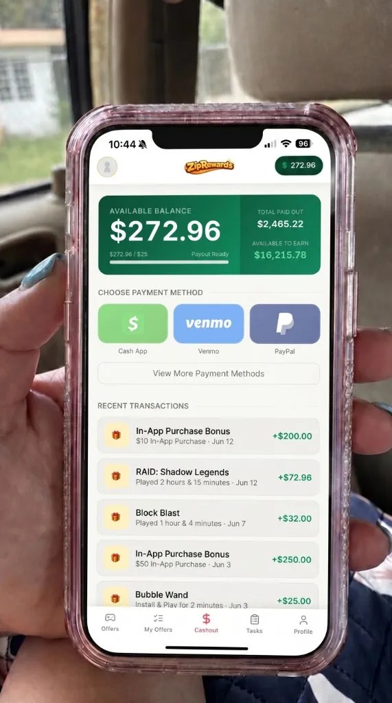 Member showing a $527 payment received on their phone